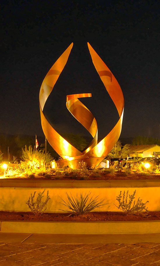 "Dominion" monumental art sculpture Jon Koehler Sculpture